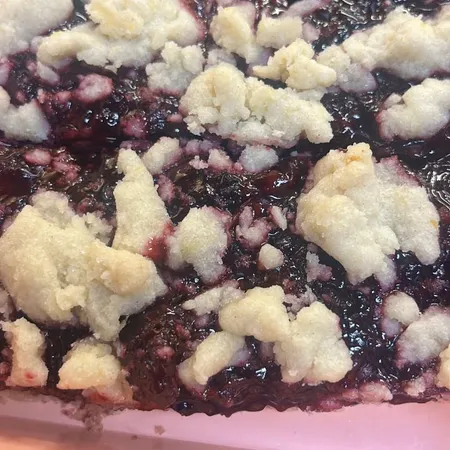 Blackberry Cobbler Bars