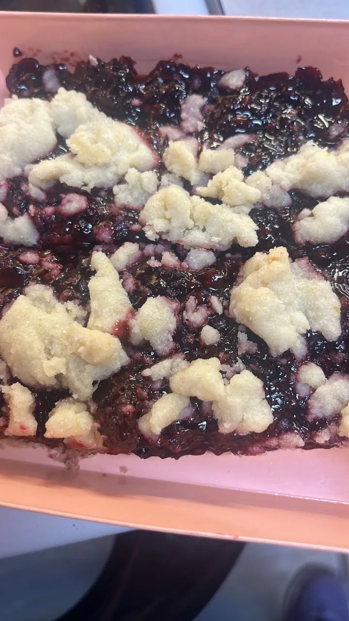 Blackberry Cobbler Bars