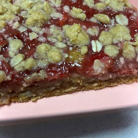 Strawberry Cobbler Bars