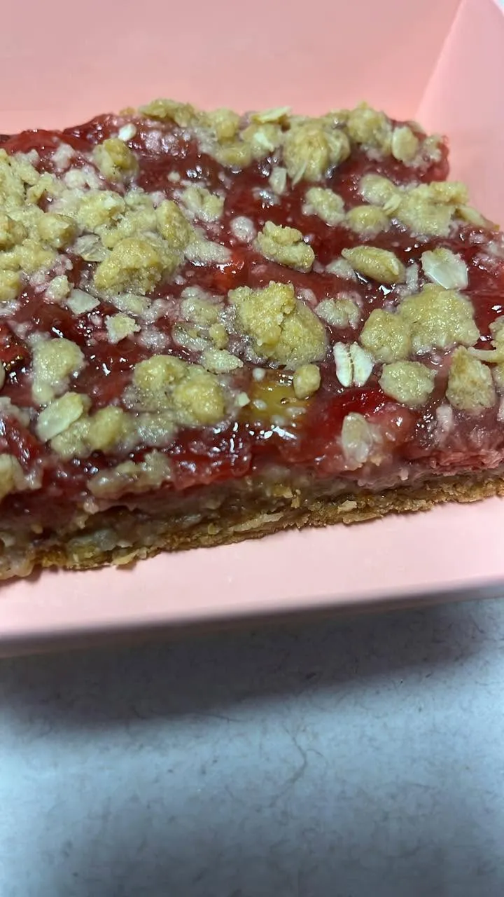 Strawberry Cobbler Bars