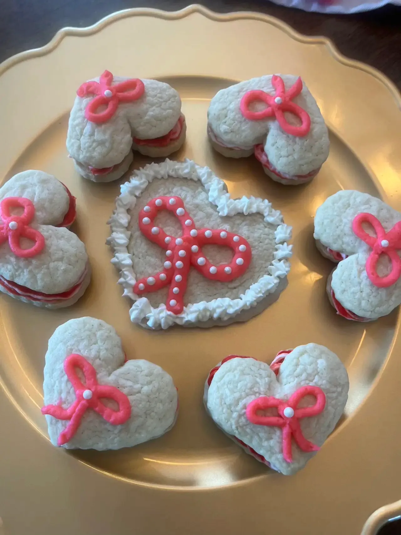 Valentine's Heart Cookies